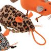 Instincts by SmartyKat® Safari Sneakers™ HappyNip® Silvervine & Catnip Plush Cat Toys & Launcher Cat Toy