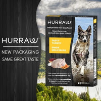 Hurraw, Turkey Dehydrated Raw Dog Food 25 metric cups