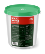 BOLD by NATURE Mega Beef Frozen Dog Food 4 lb Tub