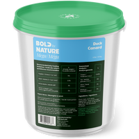 BOLD bY NATURE Mega Duck Frozen Dog Food 4 lb Tub