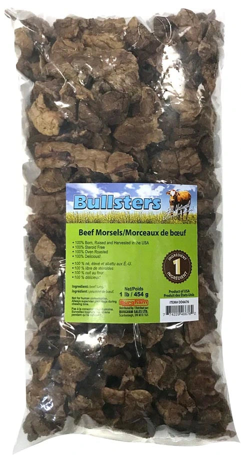 BULLSTERS Beef Morsels 1 lb (454g)