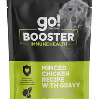 Go! Booster Immune Health Minced Chicken With Gravy Meal Topper Dog 2.8oz (NEW)