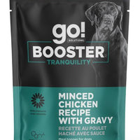 Go! Booster Tranquility Minced Chicken With Gravy Meal Topper Dog 2.8oz (NEW)