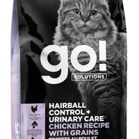 Go! Hairball Control + Urinary Care Chicken Recipe with Grains Cat 3lb (NEW)