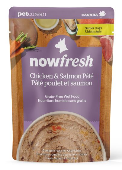 Now Fresh Grain Free Chicken & Salmon Pâté Senior Dog 2.8oz (NEW)