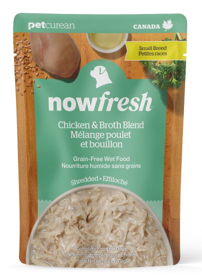 Now Fresh Grain Free Shredded Chicken & Broth Blend Small Breed Dog 2.8oz (NEW)