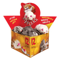 Catit Nibblers Fur Mice Cat Toy, Deluxe Fur Mice Large Mice (NEW)