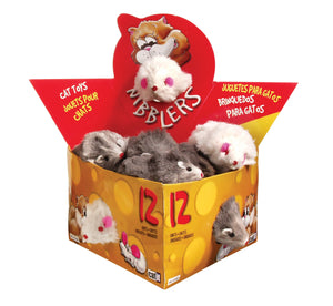 Catit Nibblers Fur Mice Cat Toy, Deluxe Fur Mice Large Mice (NEW)