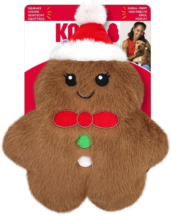 Gingerbread dog toy hotsell