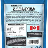 Yappetizers Dehydrated - Sardines 85 g