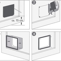 PAWISE Cat Flap 23x26cm