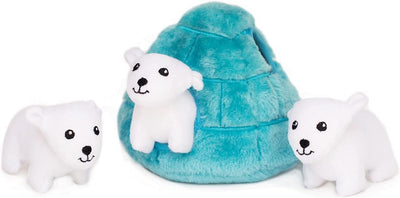 Zippy Paws Zippy Burrow - Polar Bear Igloo