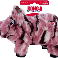 Kong® Low Stuff Stripes Pig Medium Dog Toy