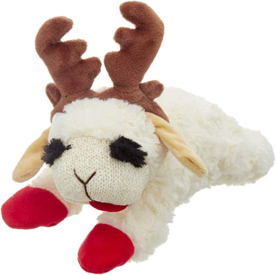 Multipet™ HOLIDAY Lamb Chop® with Antlers Dog Toy