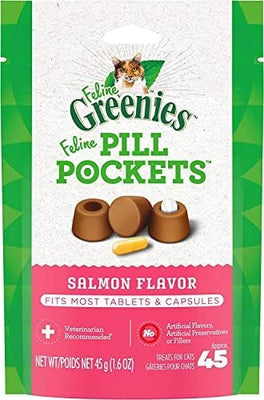 Greenies Pill Pockets Cat Salmon 1.6 oz