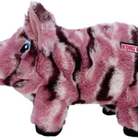 Kong® Low Stuff Stripes Pig Medium Dog Toy