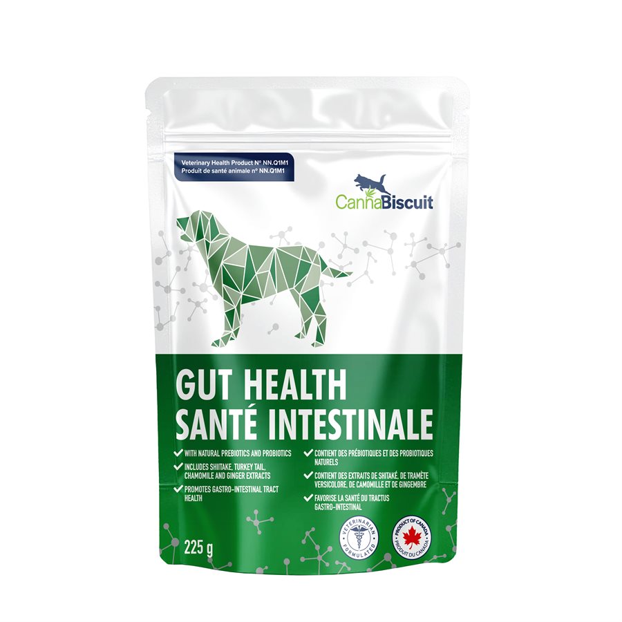 CannaBiscuit Hemp-Based Veterinary Health Product Gut Health 225g