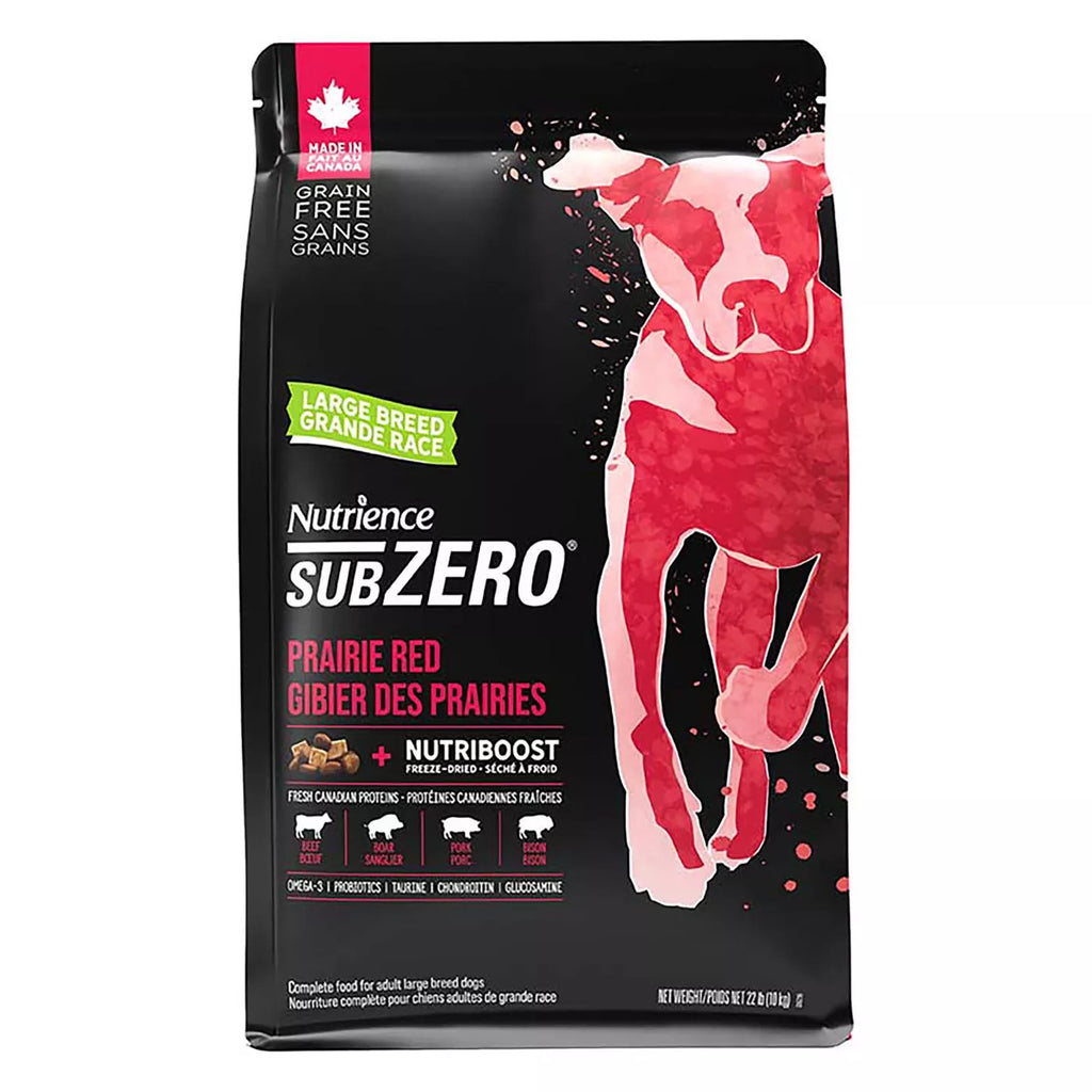 Nutrience SubZero Prairie Red – Large Breed Dog Food 10 kg (22 lbs)