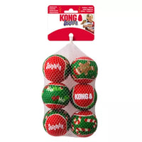 Kong® HOLIDAY SqueakAir® Balls Dog Toy (6ct)