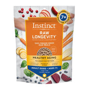 Instinct Longevity Freeze Dried Raw Meals Adult 7 Plus Chicken Dog (NEW)