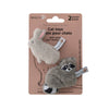 Dexypaws Cat Toy with Catnip Racoon/Rabbit 2 pack