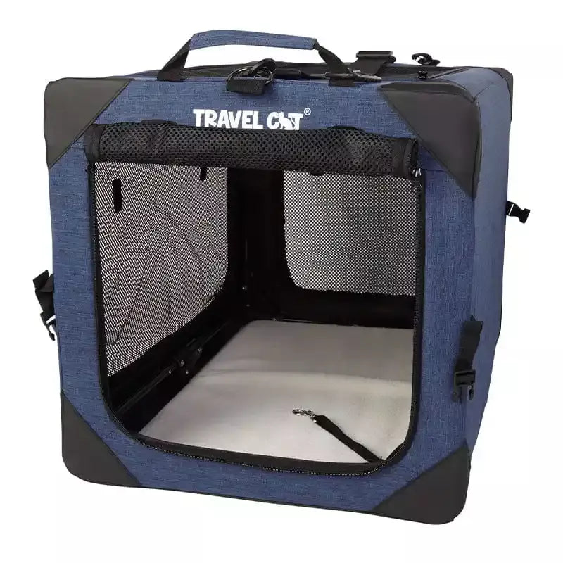 Travel Cat The Boop Coop” Collapsible Travel Cat Crate & Carrier