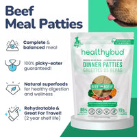 Healthybud Beef Patties 14oz (NEW)