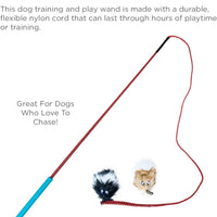 Outward Hound® Tail Teaser Wand Lure Dog Toy