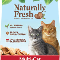 Naturally Fresh Clumping Unscented Walnut Multi-Cat Litter