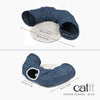 Catit Vesper Tunnel - Blue - 68 x 97 x 28 cm (26.77 x 38.18 x 11 in)