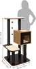 Catit Vesper V-High Base - Black - 56 x 56 x 121.5 cm (SALE 25% OFF)