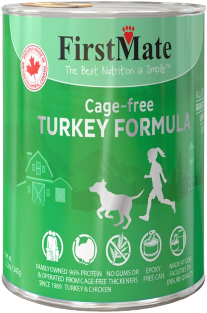 FirstMate Grain Free LID Turkey Dog Can 345g