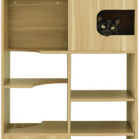 4 Cats & Dogs Clifford Pet Shelf - Oak (NEW)