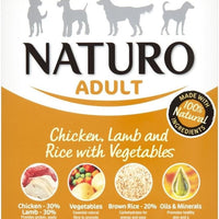 Naturo Pet Foods – Naturo Canine Chicken, Lamb & Rice with Veg – 400gram (NEW)