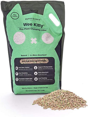 Rufus & Coco® Wee Kitty® Eco Plant Flushable Cat Litter