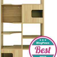 4 Cats & Dogs Clifford Pet Shelf - Oak (NEW)