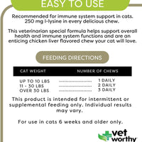 Vet Worthy - L-Lysine soft chews 60 ct