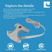 RC Pets Adventure Kitty Harness Daisies