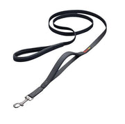 Smellydogz 6ft. Double Handle Lead 3/4" - Black