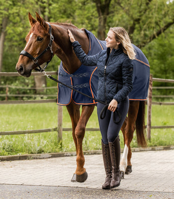 Waldhausen WH Protect Fly Sheet - Navy/Orange SALE