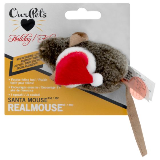 Our Pets Holiday Santa Mouse