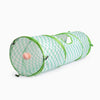 HugSmart Meow Buddies Cat Tunnel - Green Plaid