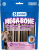 NPIC N-Bone "Mega Bone" Long Lasting Chew Sticks Dogs, Blueberry & Pumpkin Muffin 6pk, 16.8oz (NEW)
