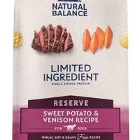 Natural Balance Dry Dog Food Sweet Potato & Venison SALE