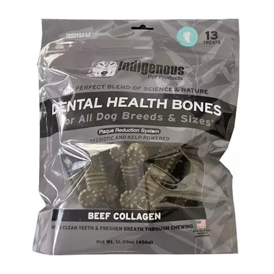 Indigenous Pet Dental Health Bones - Beef Collagen