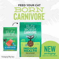 Tiki Cat® Born Carnivore™ Indoor Health Trout and Menhaden Fish Meal Recipe Dry Cat Food