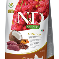 Farmina Venison & Quinoa Skin & Coat Mini Dry Dog Foods 5.5 lbs (NEW)