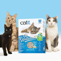Catit Go Natural! Pea Husk Mix Multi-Cat Clumping Cat Litter - Vanilla - 6.4 kg