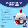 Happy Tails Hide & Seek 4 Piece Plush Dog Toy Bobbin with 3 Fish