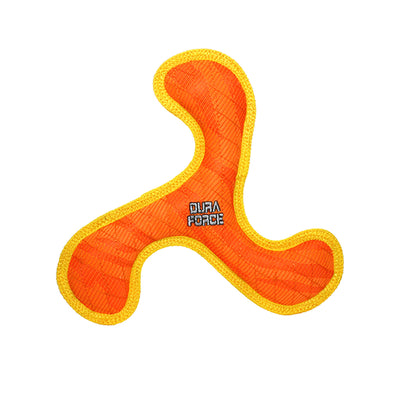 Tuffy Boomerang Dog Toy - Orange/Yellow SALE